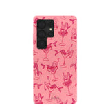 Bubblegum Pink Mermaid Cocktail Samsung Galaxy S25 Ultra Case