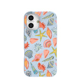 Powder Blue Mermaid Finds iPhone 16 Case