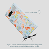 Powder Blue Mermaid Finds Google Pixel 7 Case