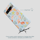 Powder Blue Mermaid Finds Google Pixel 8 Pro Case