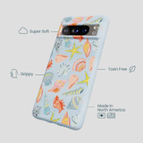 Powder Blue Mermaid Finds Google Pixel 8 Pro Case