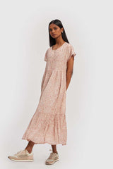 Midi Tiered Shirt Dress