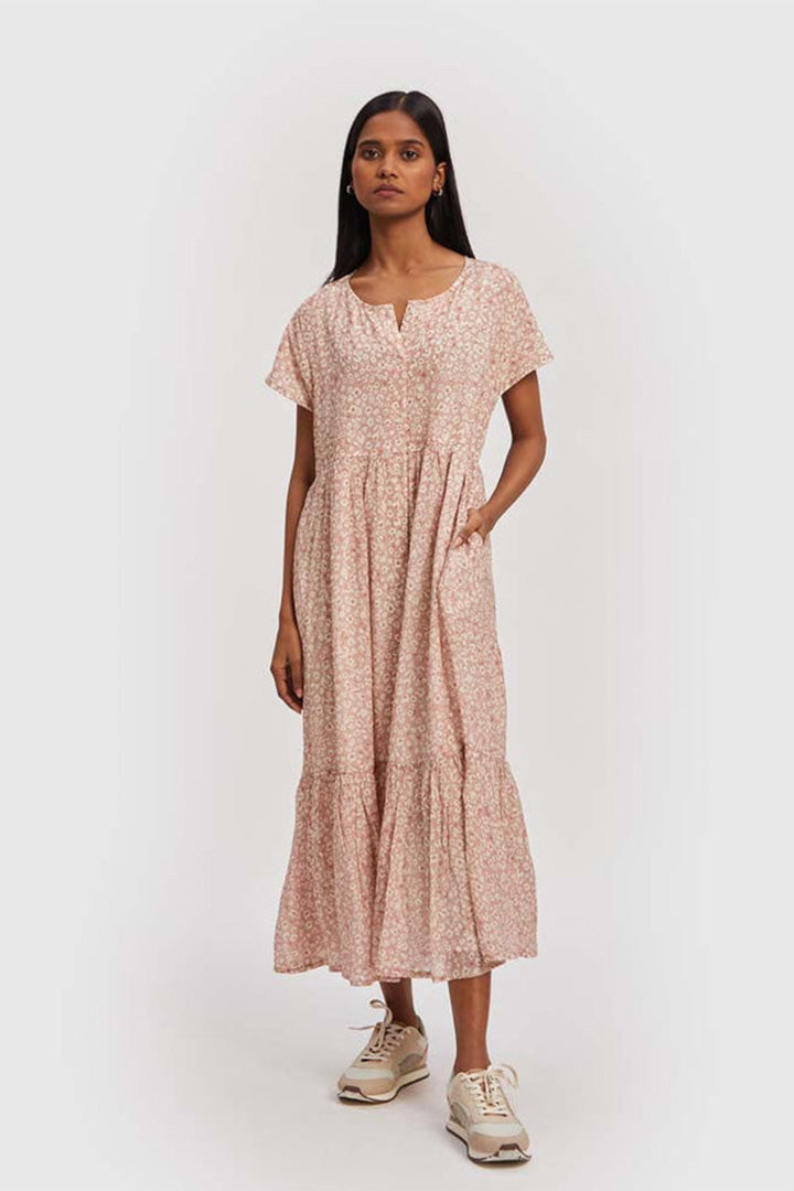 tiered shirt dress midi Midi Tiered Shirt Dress Cerqular