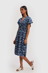 Midnight Oversized Gathered Dress