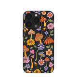 Black Midnight Shrooms iPhone 13 Pro Case