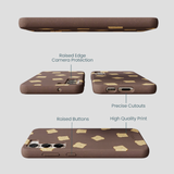 Chocolate Brown Mini Toast Samsung Galaxy S23+(Plus) Case