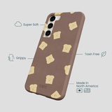 Chocolate Brown Mini Toast Samsung Galaxy S23+(Plus) Case