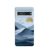 Powder Blue Misty Mountains Google Pixel 7 Case