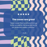 Electric Blue Mixed Up iPhone 14 Case