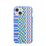 Electric Blue Mixed Up iPhone 14/16e Case