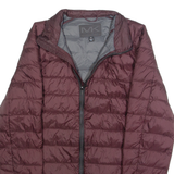 MICHAEL KORS Mens Puffer Jacket Maroon Nylon M