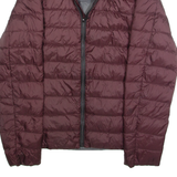 MICHAEL KORS Mens Puffer Jacket Maroon Nylon M