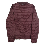 MICHAEL KORS Mens Puffer Jacket Maroon Nylon M