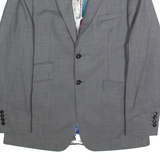 TED BAKER Mens Blazer Jacket Grey Wool L