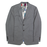 TED BAKER Mens Blazer Jacket Grey Wool L