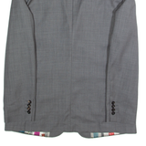TED BAKER Mens Blazer Jacket Grey Wool L