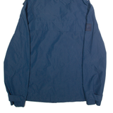 PRETTY GREEN Womens Rain Jacket Blue Hooded 2XL