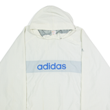 ADIDAS Mens Pullover Jacket Grey Hooded L