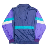 VICTORY TEAM Mens Track Jacket Purple Nylon XL