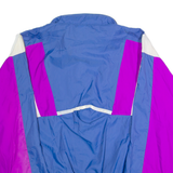 SUBY4 Mens Track Jacket Blue Nylon L