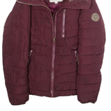 DIESEL Womens Puffer Jacket Purple S