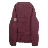 DIESEL Womens Puffer Jacket Purple S