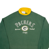 CHALK LINE Green Bay Packers Mens Sweatshirt Green Roll Neck USA XL