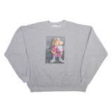 DISNEY Grumpy Mens Sweatshirt Grey XL
