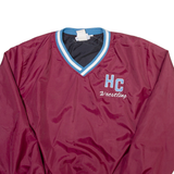 GEM SPORTSWEAR Mens Sweatshirt Maroon V-Neck XL