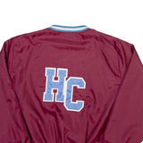 GEM SPORTSWEAR Mens Sweatshirt Maroon V-Neck XL