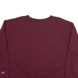 CHAMPION Mens Sweatshirt Maroon 2XL