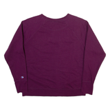 CHAMPION Womens Sweatshirt Purple L