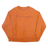 CHAMPION REVERSE WEAVE Mens Sweatshirt Orange L