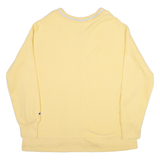 CHAMPION REVERSE WEAVE Mens Sweatshirt Yellow V-Neck L