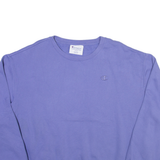 CHAMPION Womens Sweatshirt Blue XL