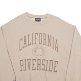 JANSPORT The University Of California Mens Sweatshirt Beige USA L