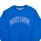 STEVE & BARRY'S Saint Louis University Mens Sweatshirt Blue USA M