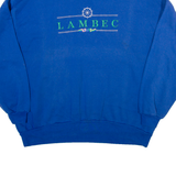 VELVA SHEEN Mens Sweatshirt Blue 2XL