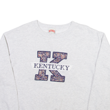 NUTMEG Kentucky Mens Sweatshirt Grey USA M