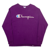 CHAMPION Mens Sweatshirt Purple M
