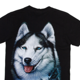 ROCK EAGLE Husky Mens T-Shirt Black S