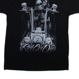 JHK Ride Or Dye Mens T-Shirt Black M