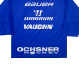 OCHSNER Hockey Mens Jersey Blue Long Sleeve USA V-Neck L