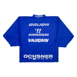 OCHSNER Hockey Mens Jersey Blue Long Sleeve USA V-Neck L