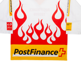 OCHSNER Hockey Mens Jersey White Long Sleeve USA V-Neck S