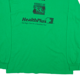 GILDAN 10k Health Plus Mens T-Shirt Green Long Sleeve M