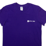 GILDAN NYU SPS High School Academy Womens T-Shirt Purple M