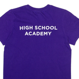 GILDAN NYU SPS High School Academy Womens T-Shirt Purple M