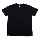 GILDAN Mens T-Shirt Black 2XL