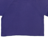 ADIDAS Crop Womens T-Shirt Purple XS